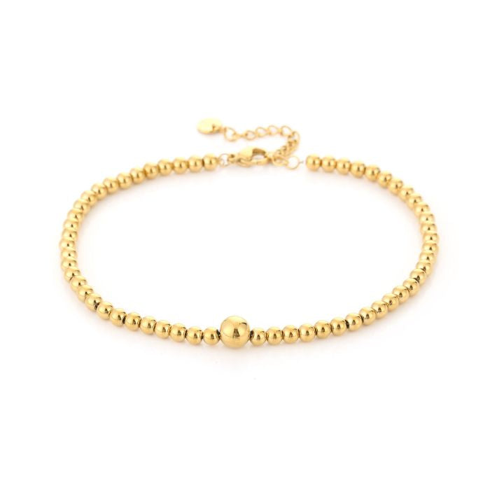 Kralenballetjes enkelbandje