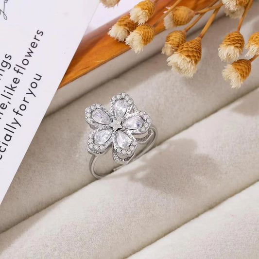 Glossy ring - zilver
