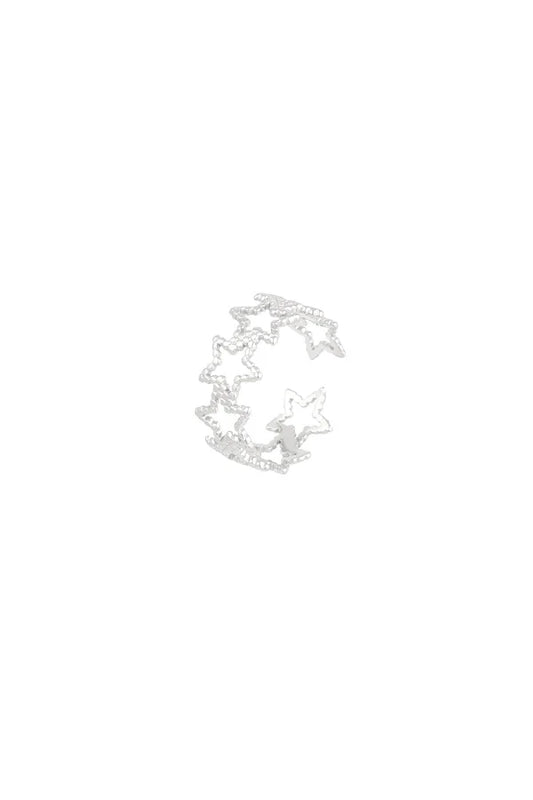 Stars ring - zilver