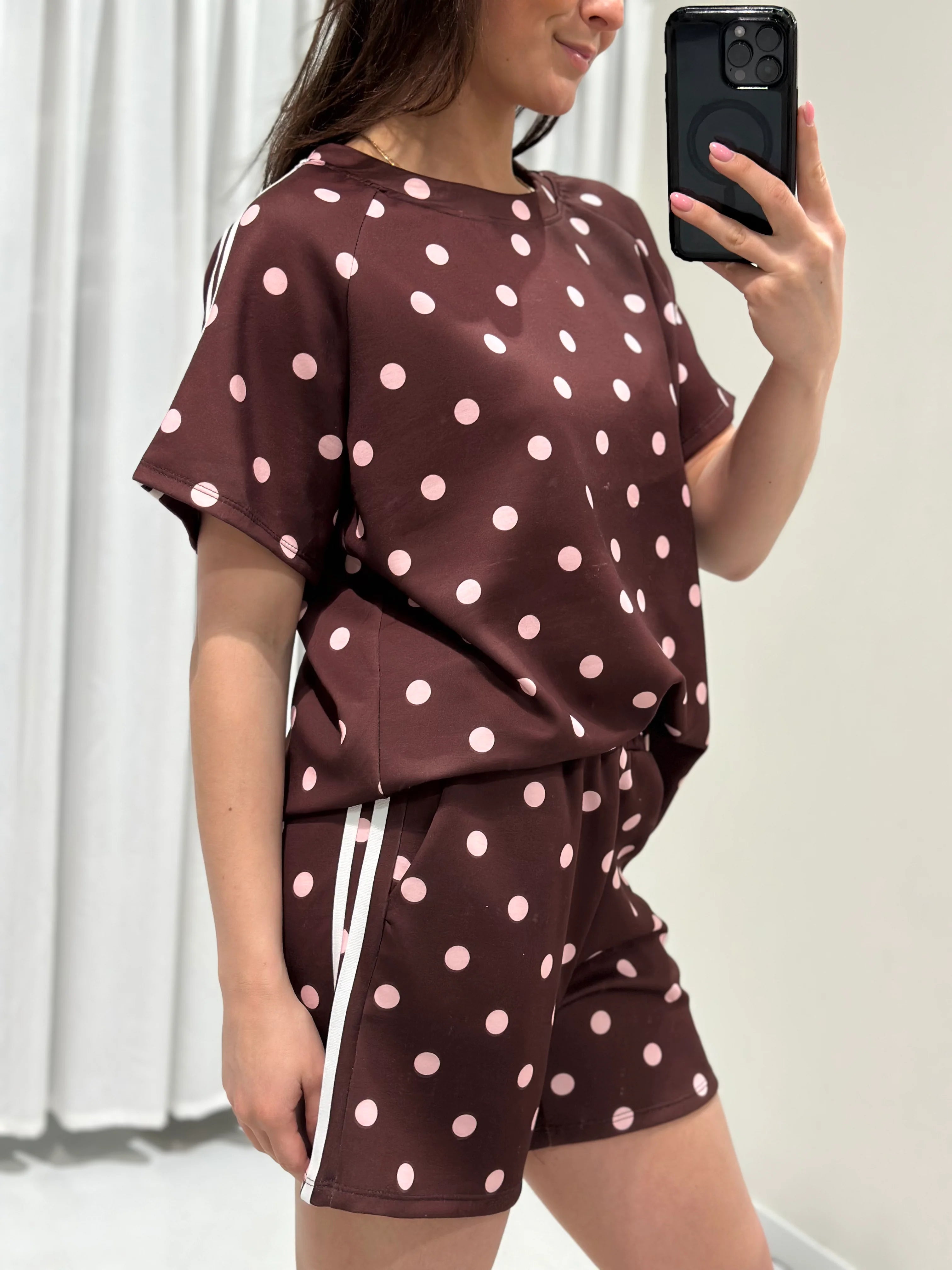 Loize 2-piece set brown