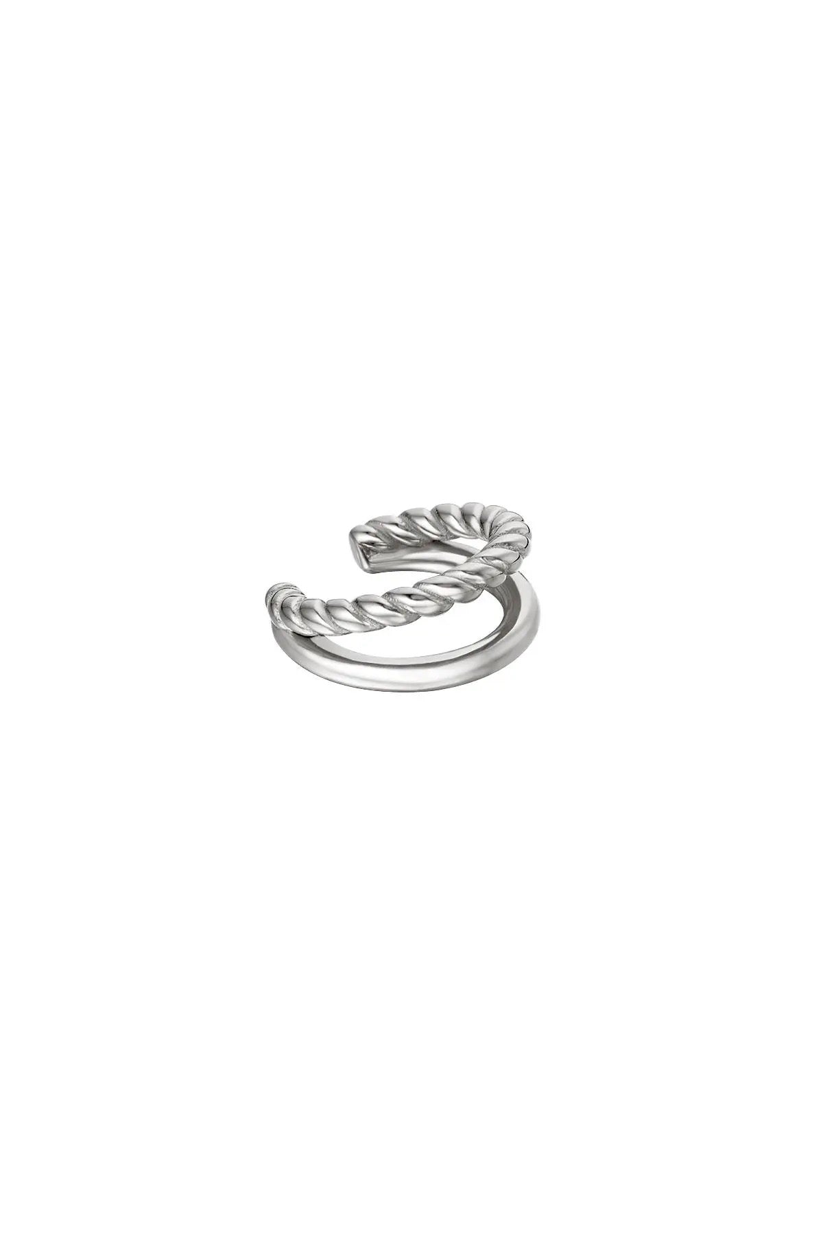 Dubbel touw earcuff