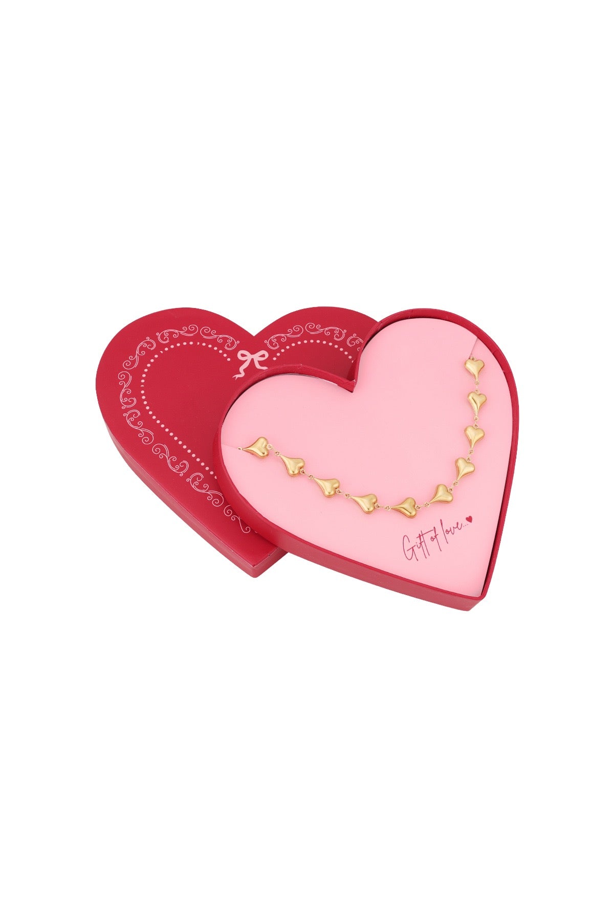Gift of love ketting - goud
