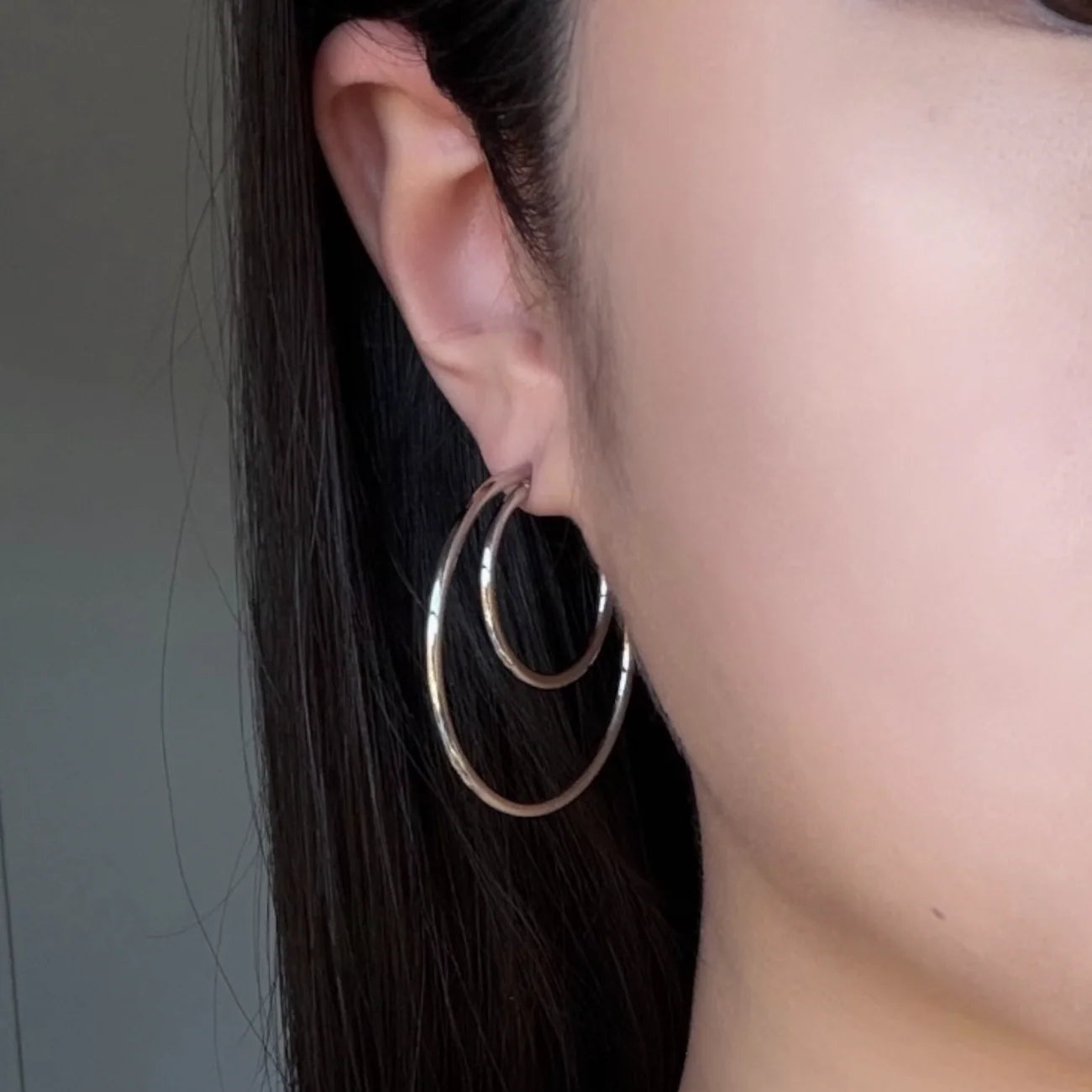 Double ring oorbellen