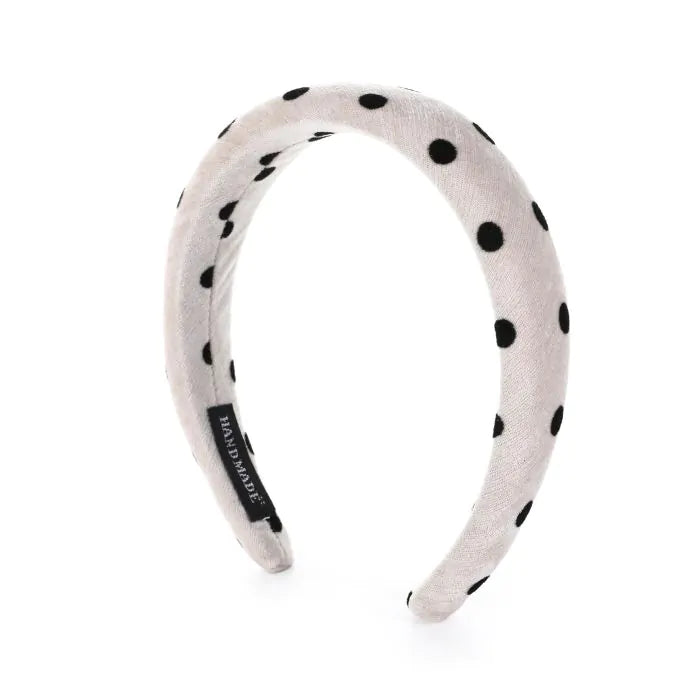 Dot haarband - beige