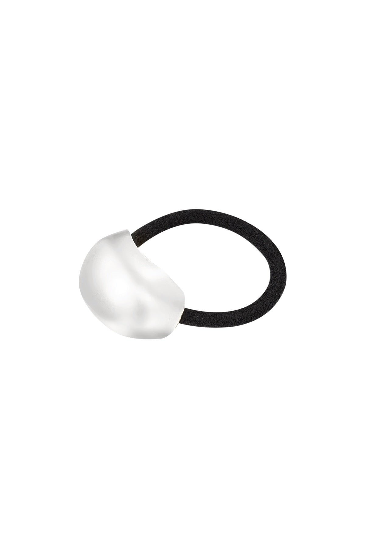 Elegant haarelastiek - zilver