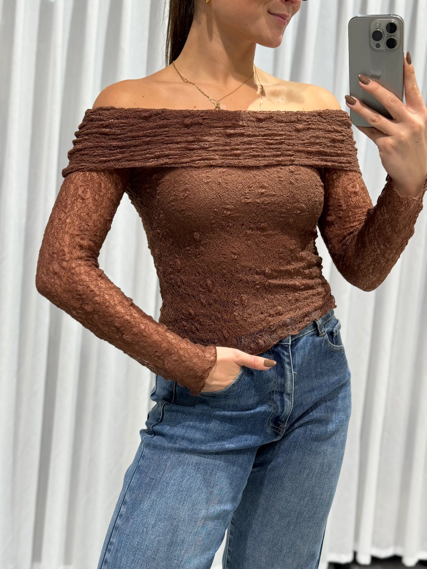 Samantha top - brown