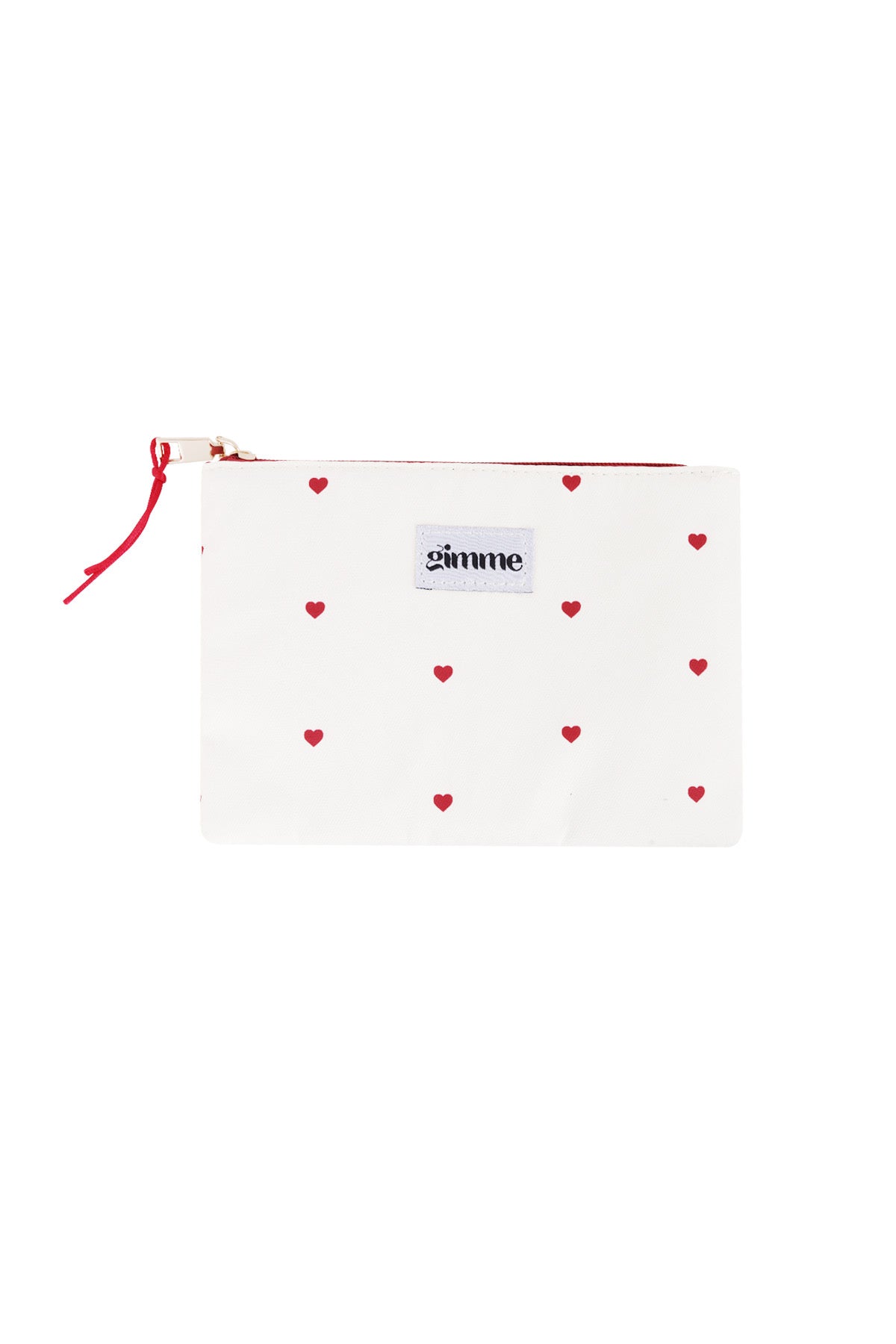 Hartjes plat toilettasje - wit