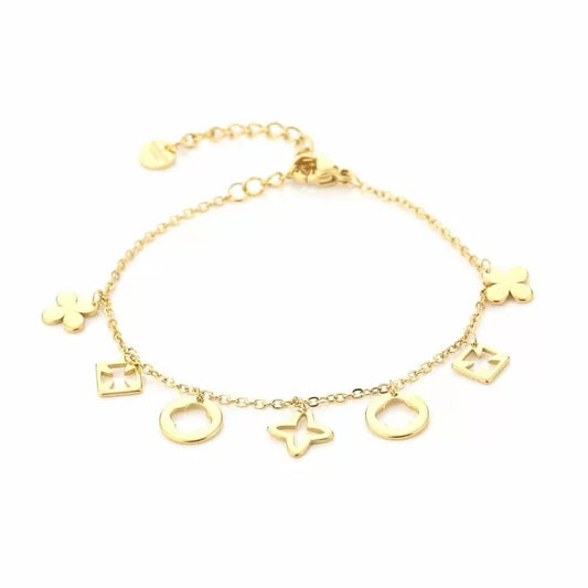 Good luck armband - goud