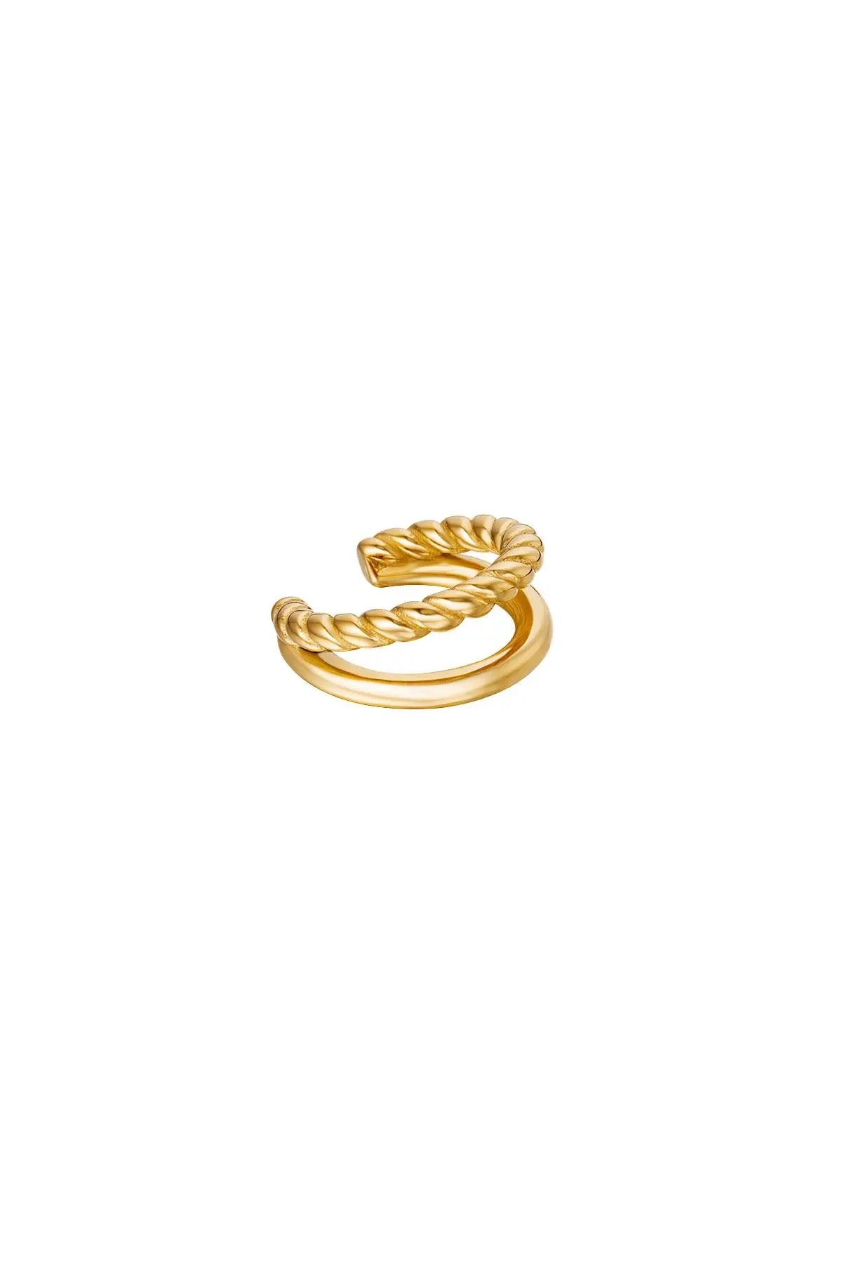 Dubbel touw earcuff