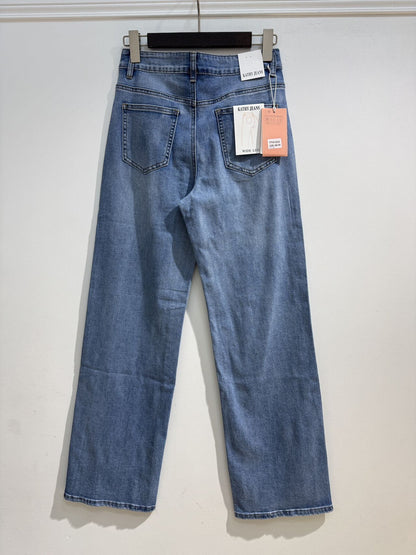 Strass Wide Leg jeans - blue