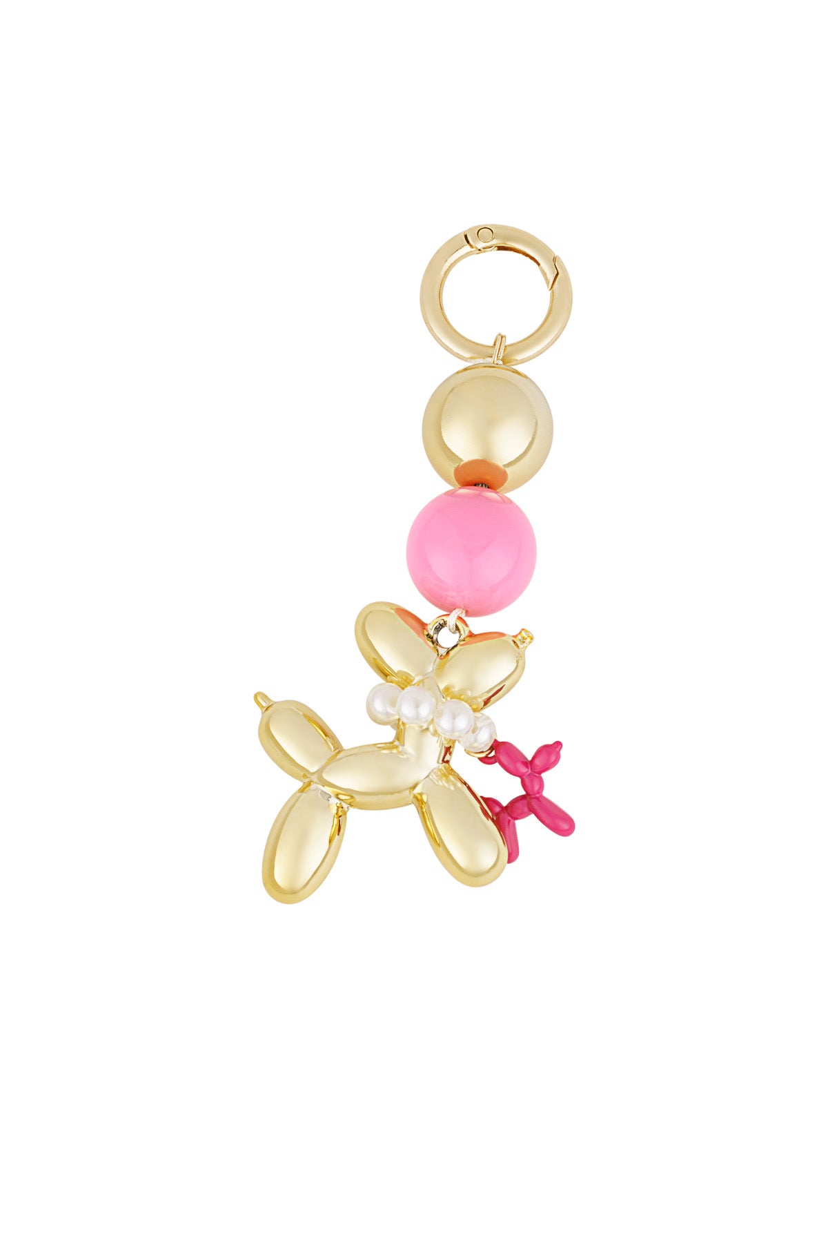 Accesorry pendant ballon hondje - goud