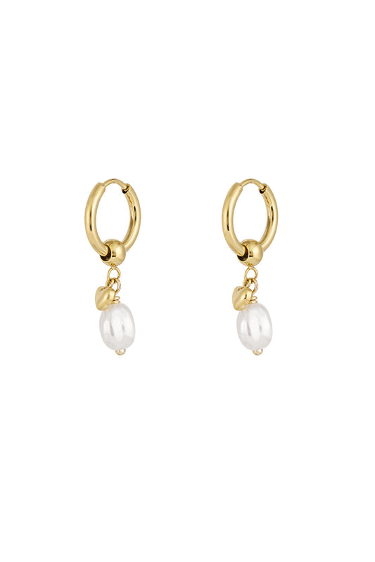 Classy babe oorbellen - goud