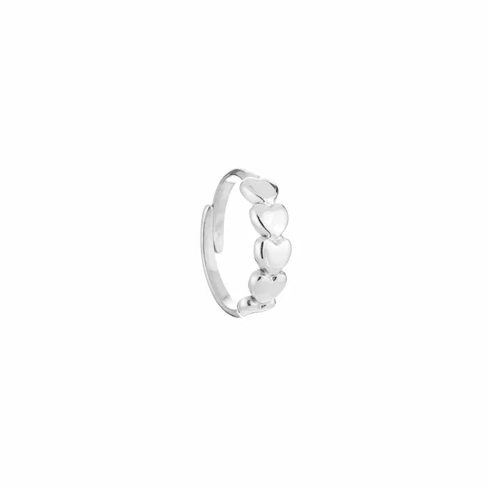 Love circle ring - zilver