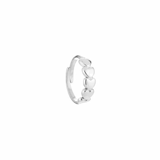 Love circle ring - zilver