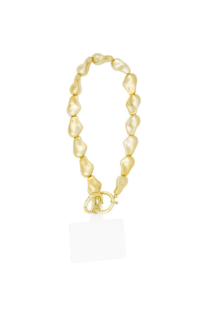 Elegant edge telefoonkoord - goud