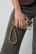 Elegant edge telefoonkoord - goud