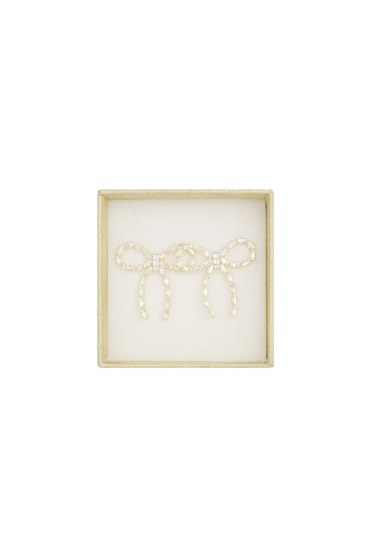 Merry bow oorbellen - goud