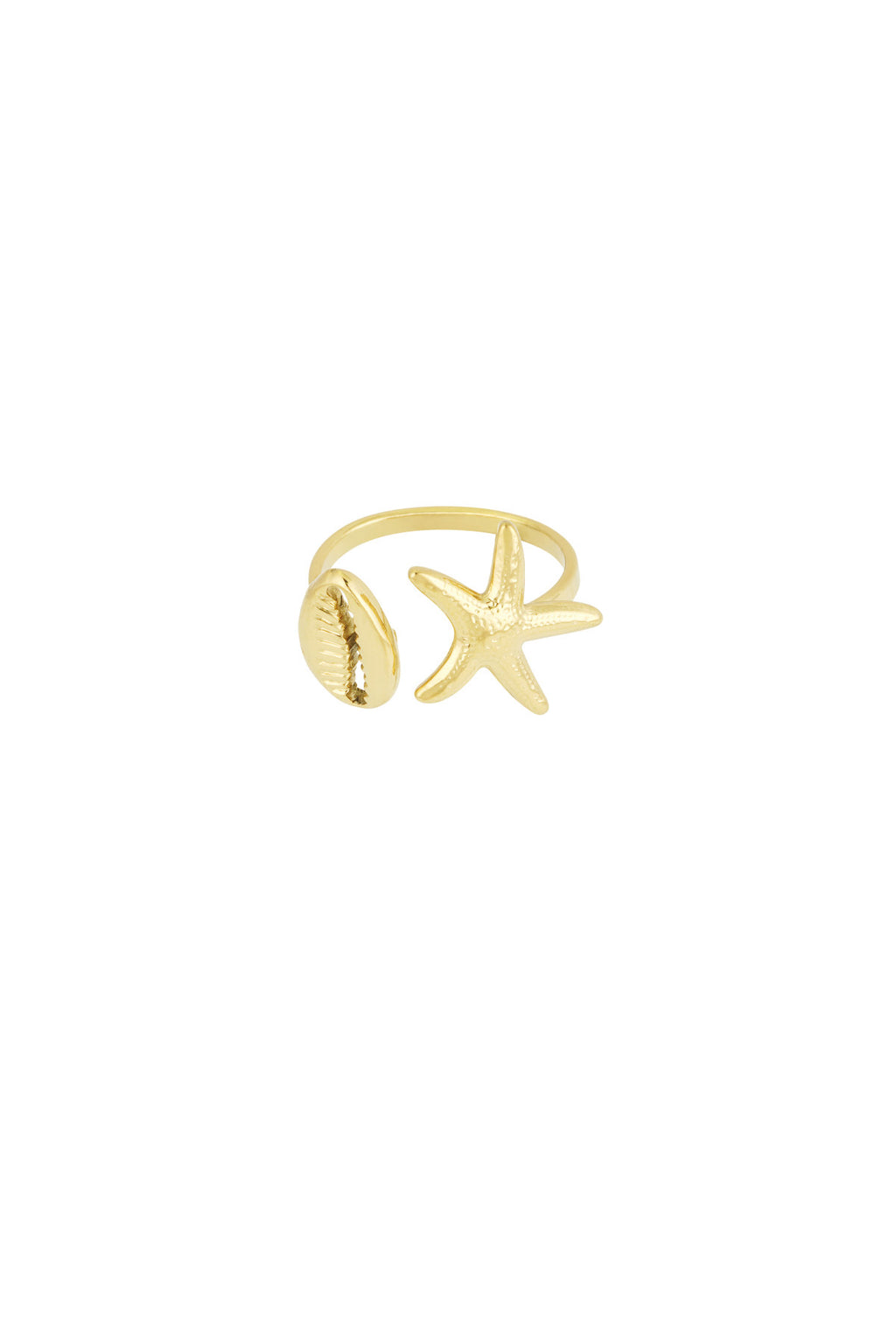 Summer vibe ring - goud