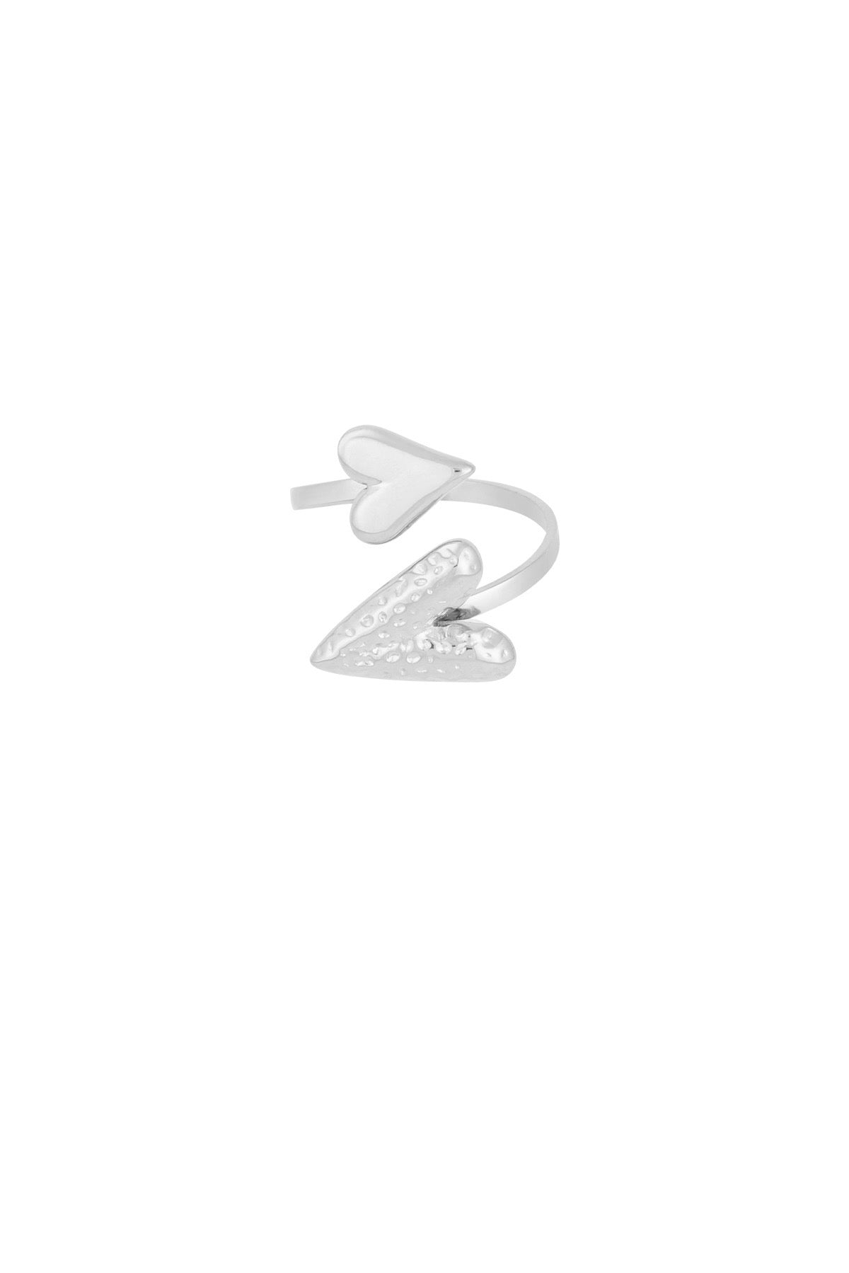 Dual affection ring - zilver