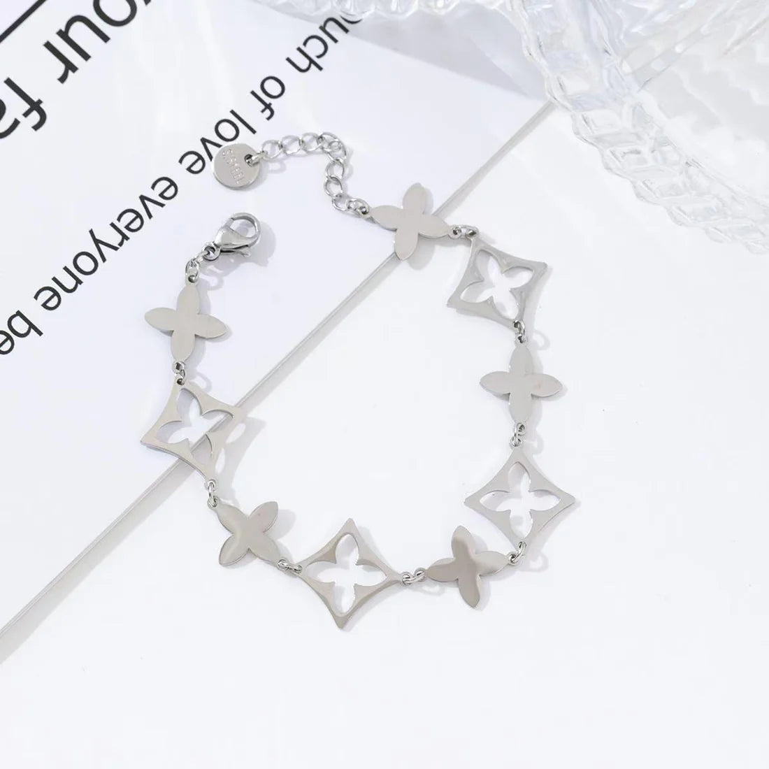 Blossom armband - zilver