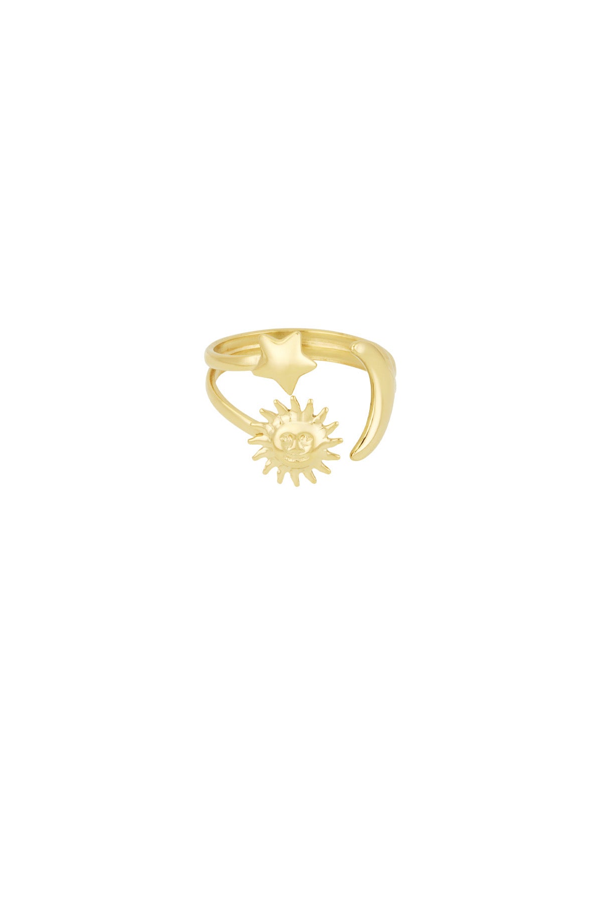 Day & night ring - goud