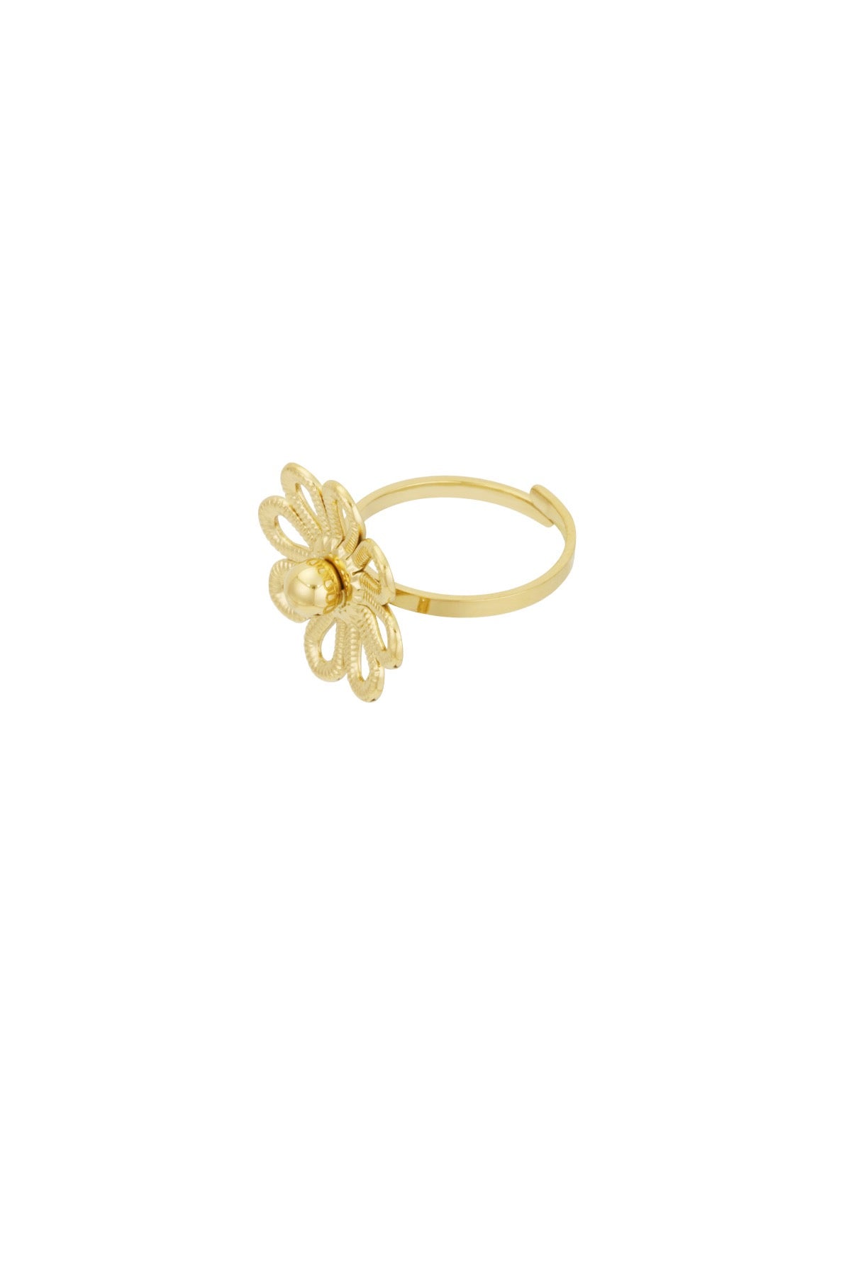 Happy flower ring - goud