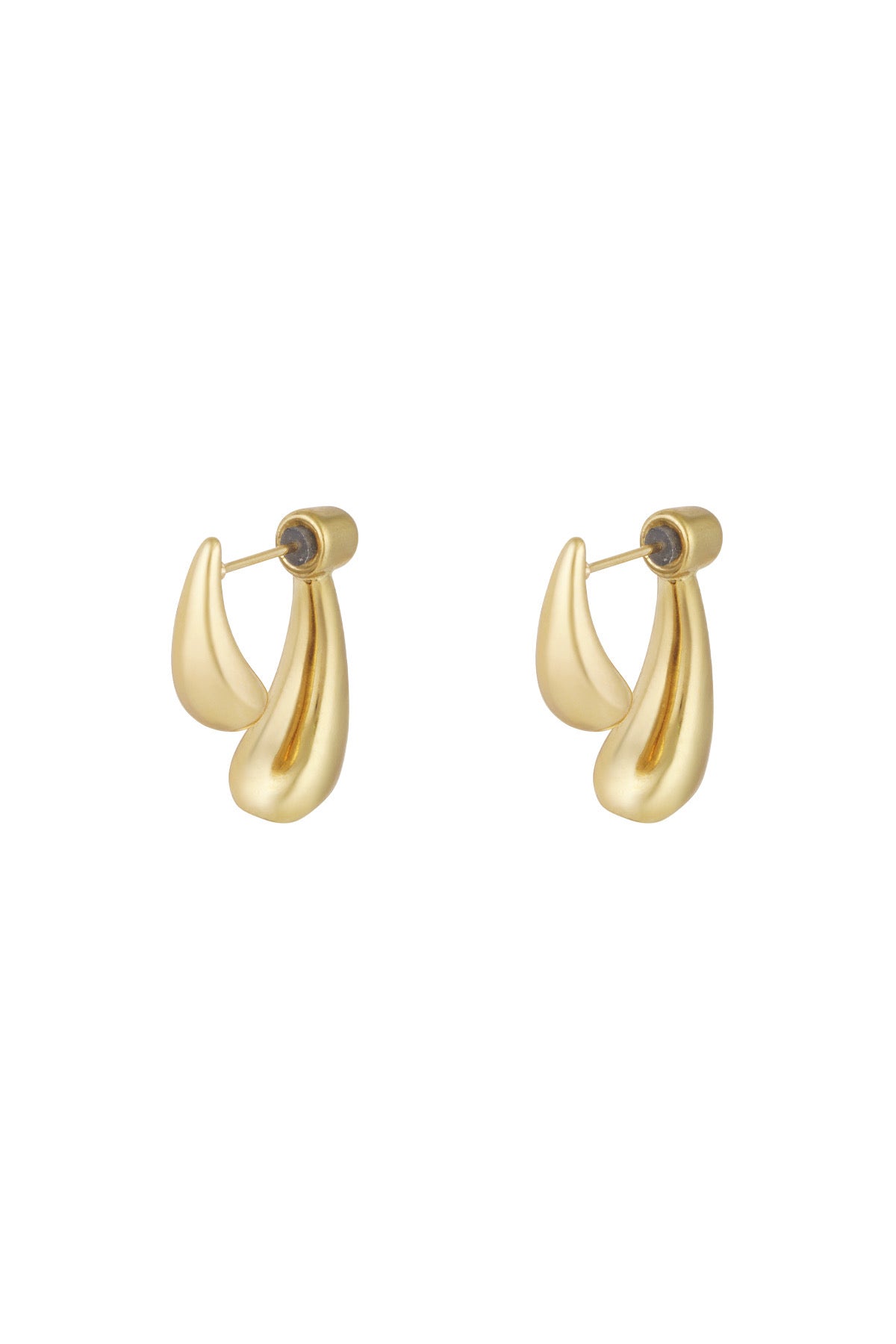 Classy oorbellen - goud