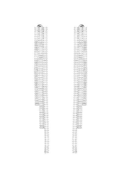 Elite shine oorbellen - zilver