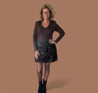 Glitter short - bruin