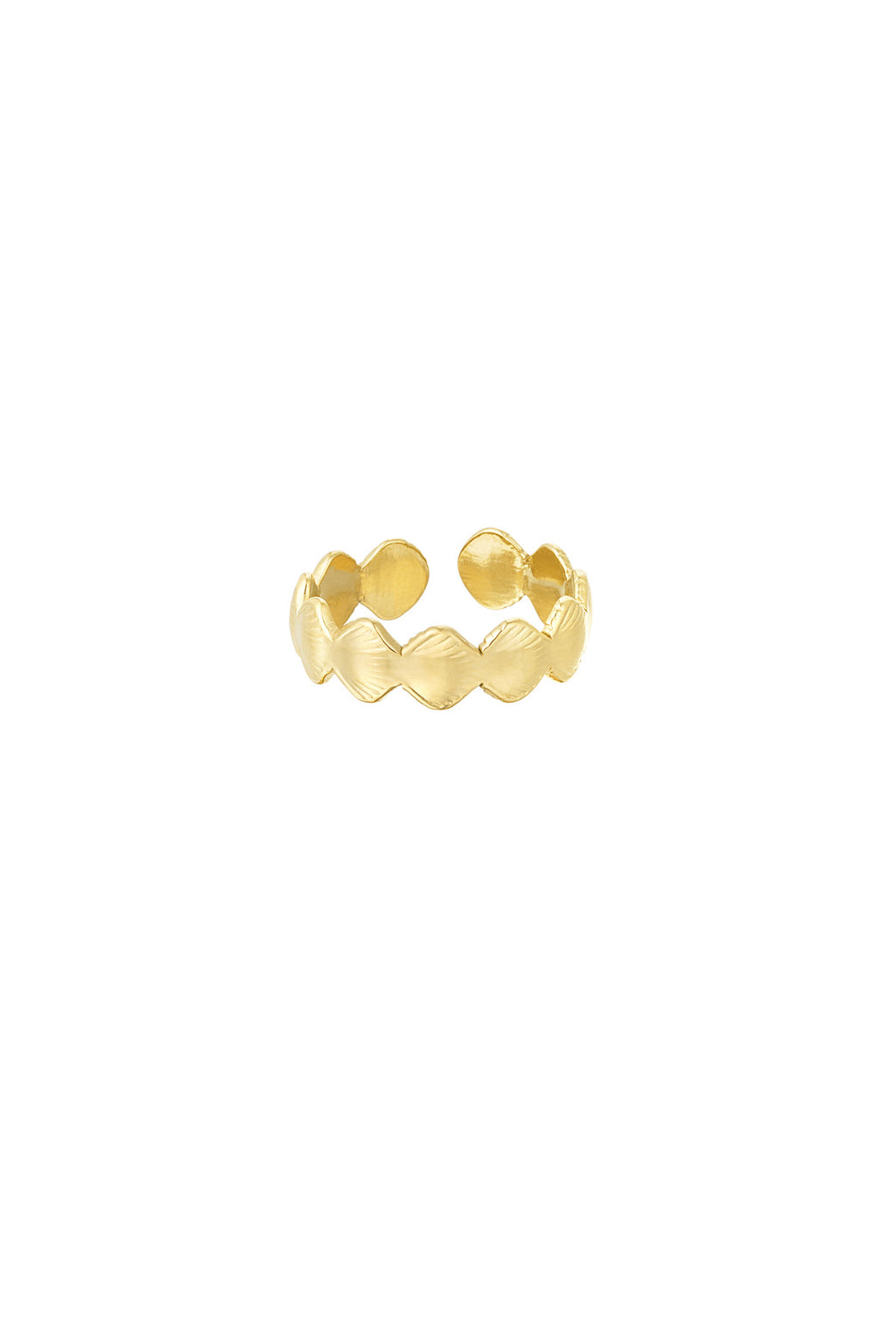 Shell soul ring - goud
