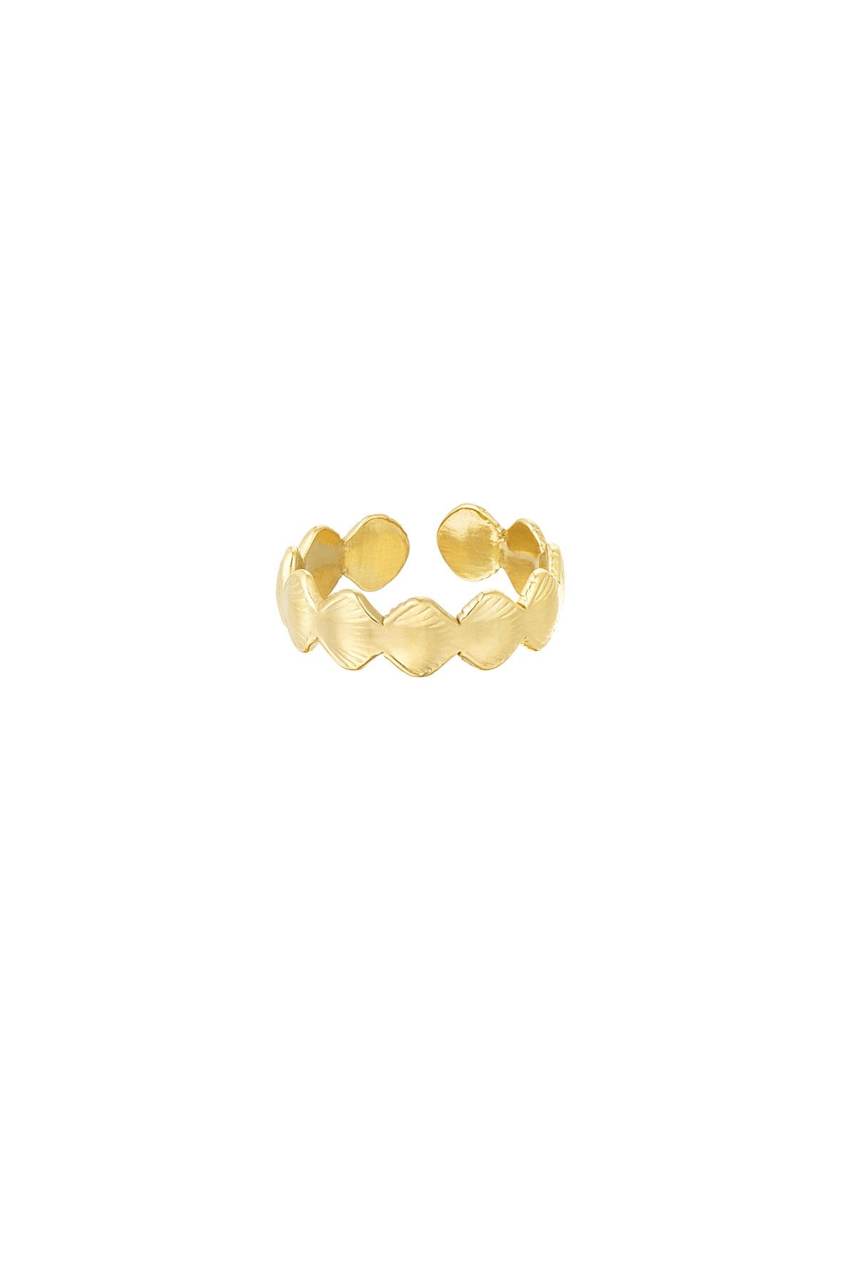 Shell soul ring - goud
