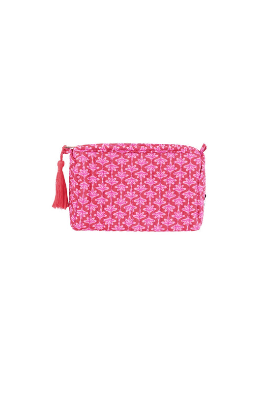 Bloemen make-uptas - pink