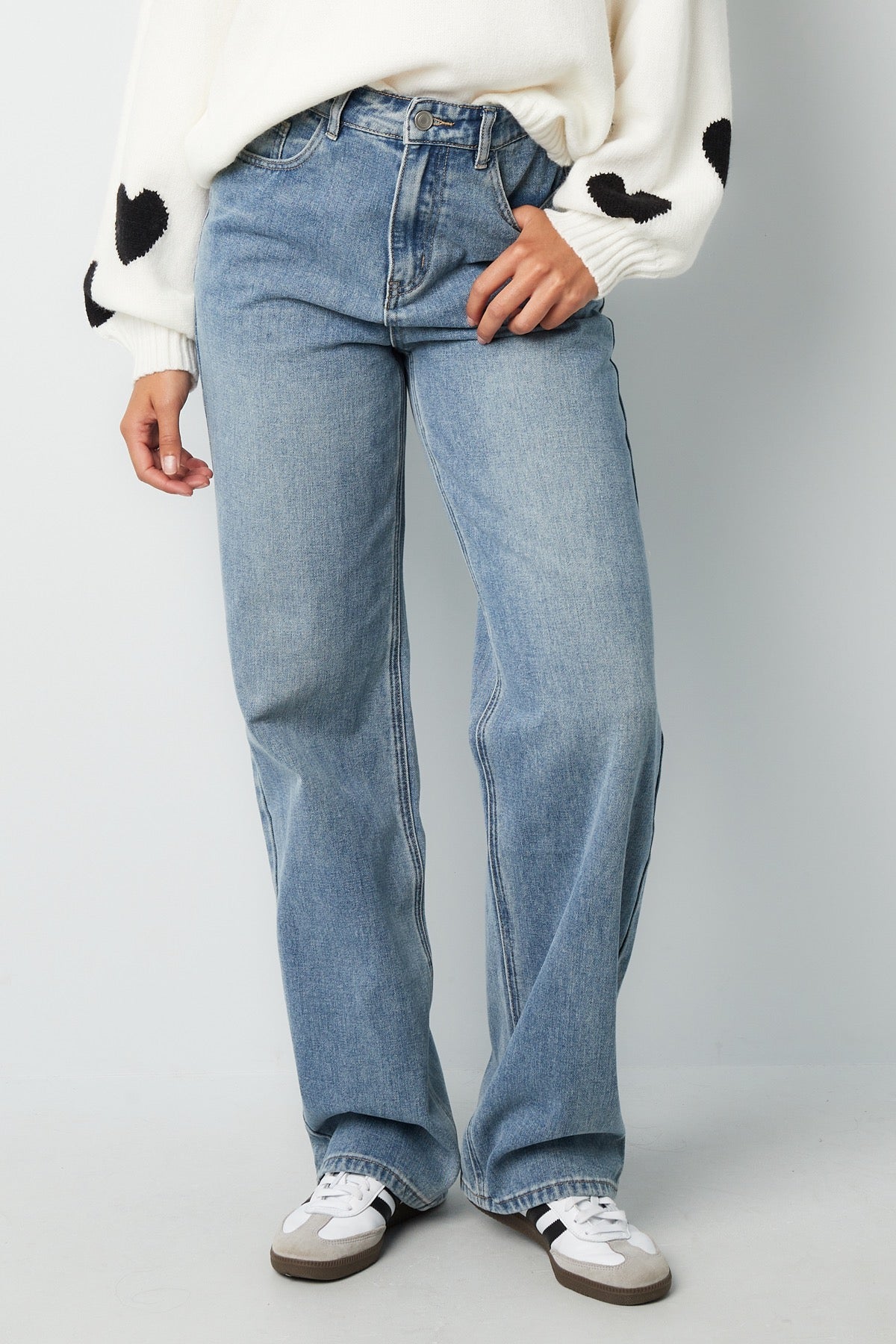 Wild heart jeans - blauw