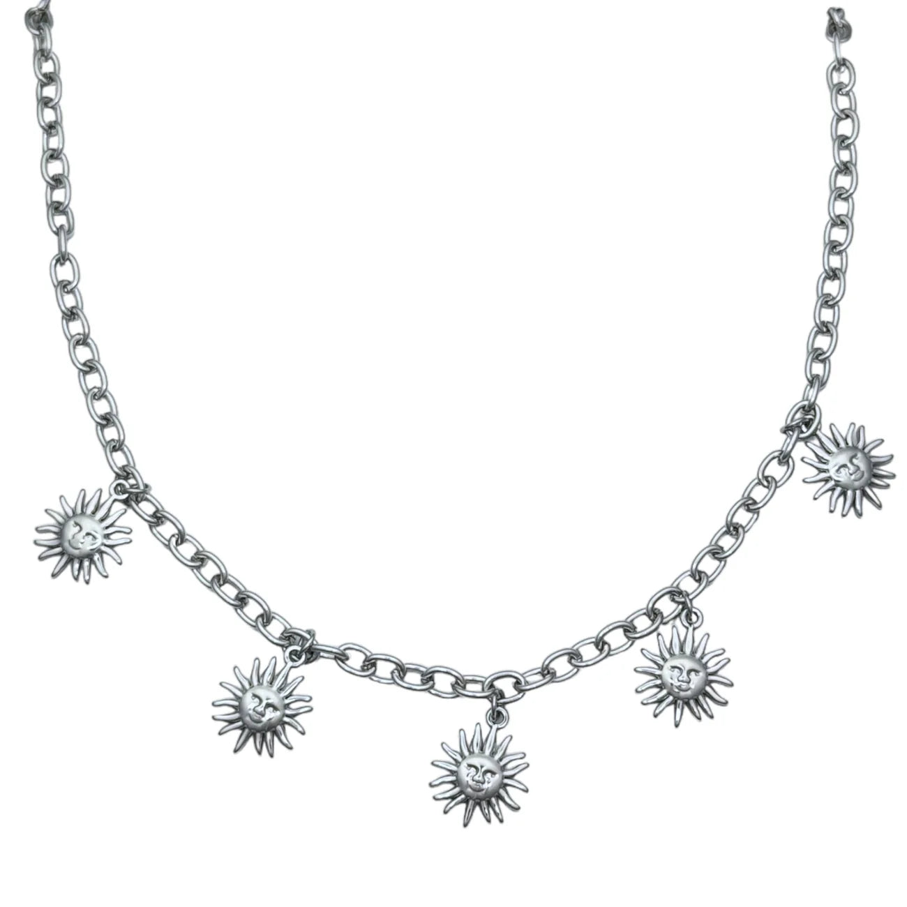 Sunny bedelketting - zilver