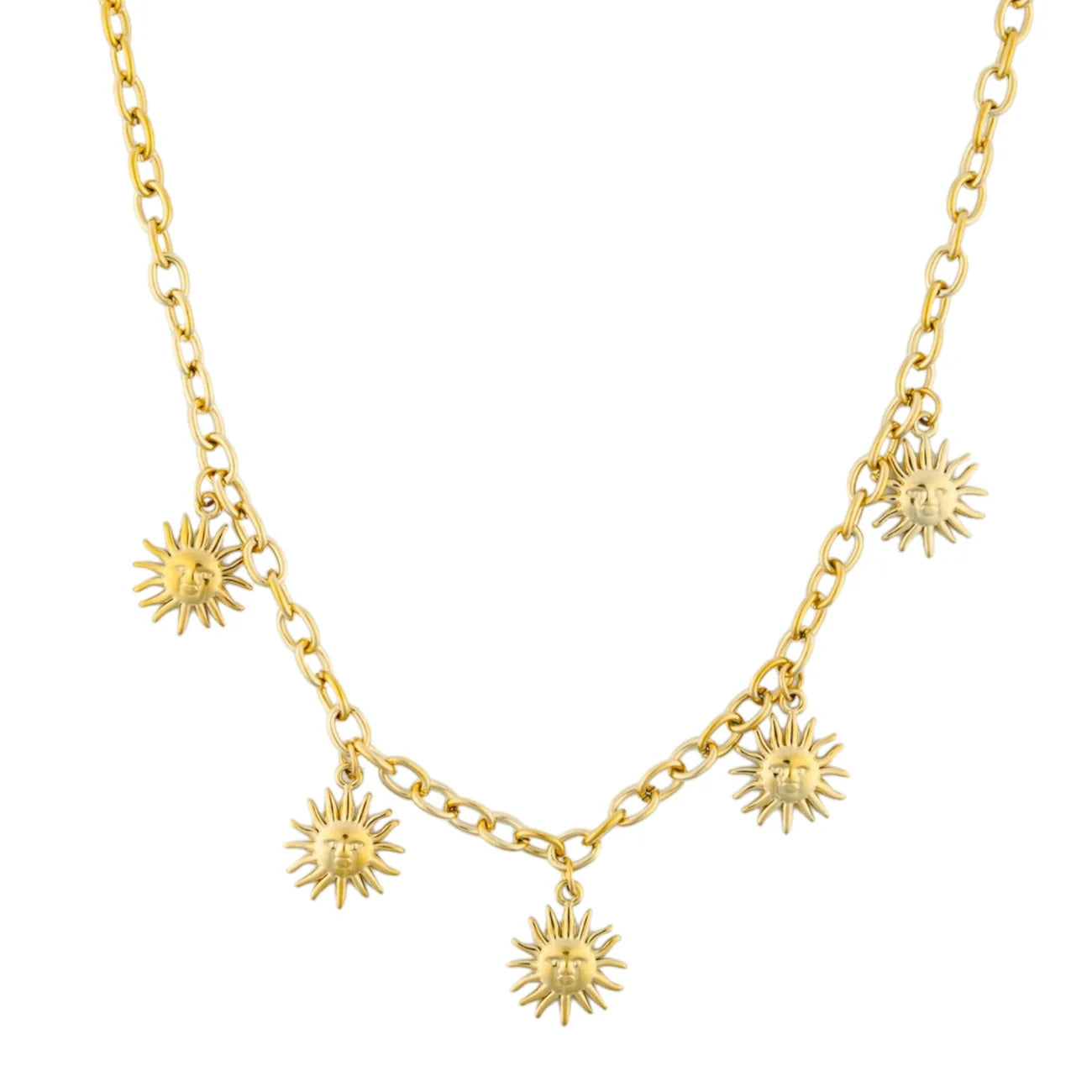 Sunny bedelketting - goud