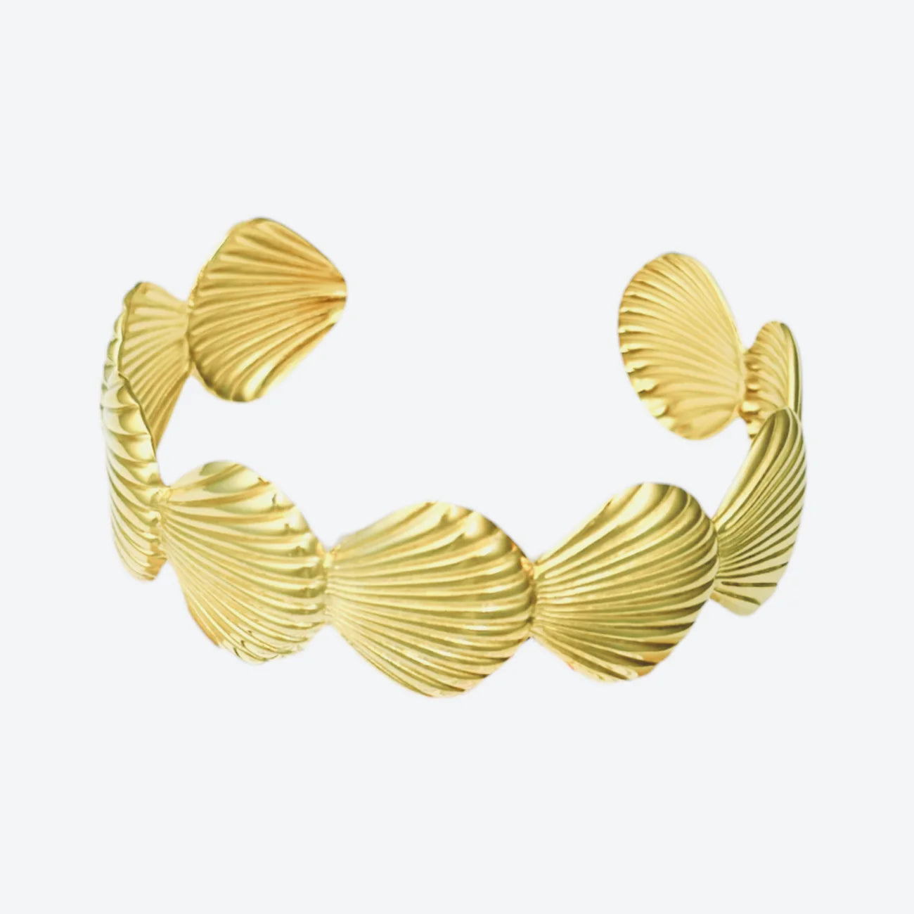 Shell bangle - goud