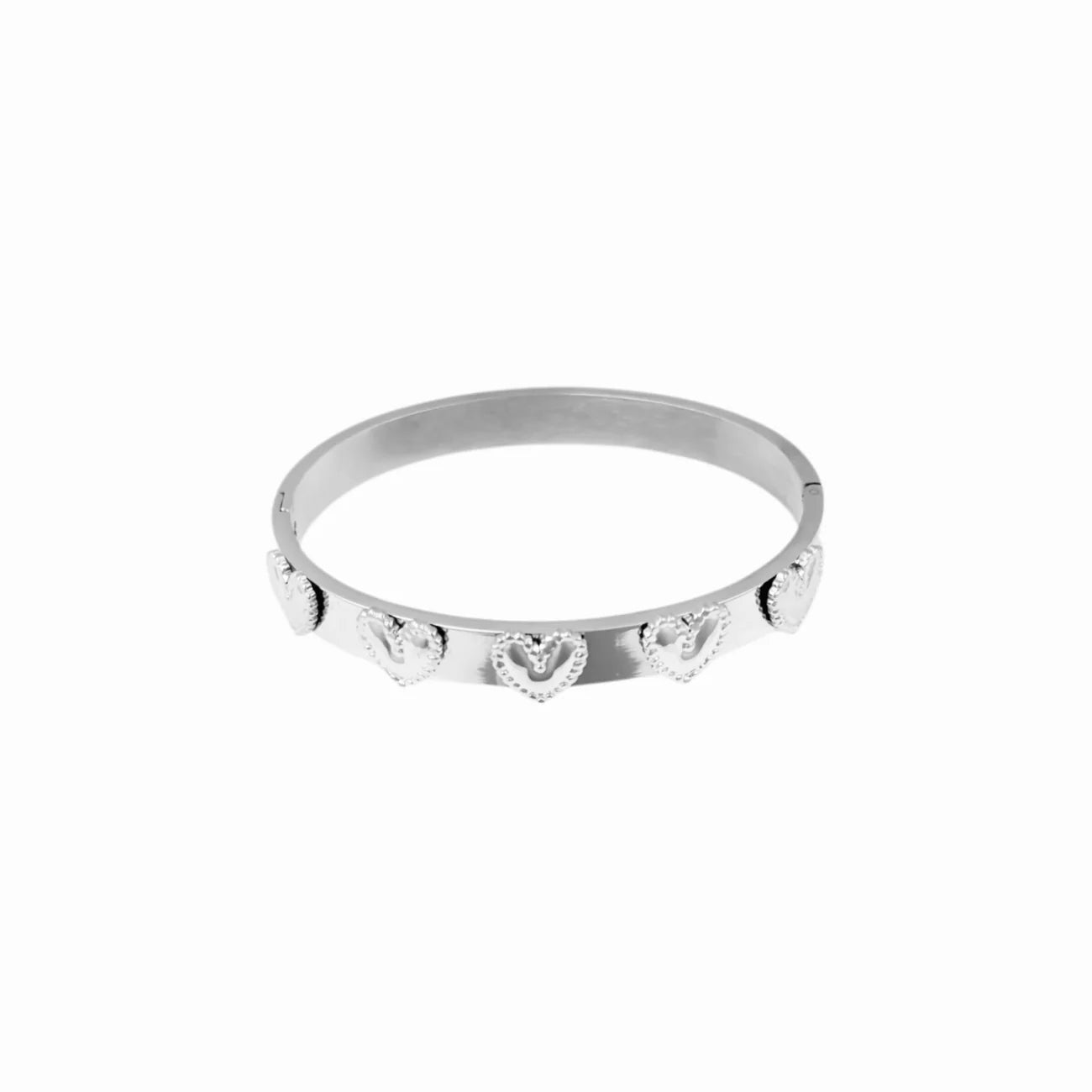 Loves bangle - zilver