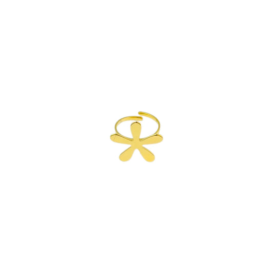 Pearl ring - goud