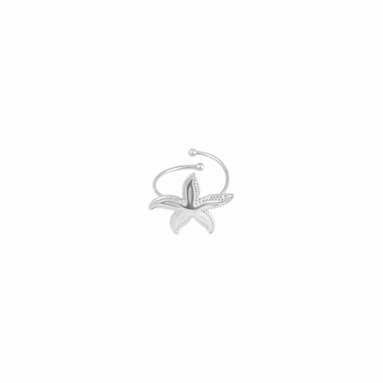Sea life ring - zilver