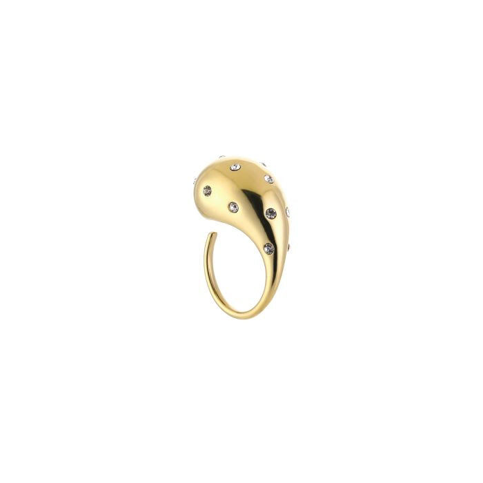 Glitter drop ring