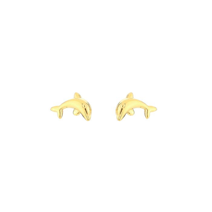 Dolphie studs oorbellen