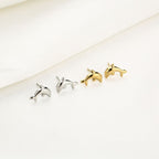 Dolphie studs oorbellen