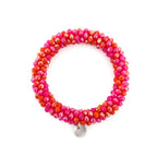 Strass armband - kralen armband met fijne kraal