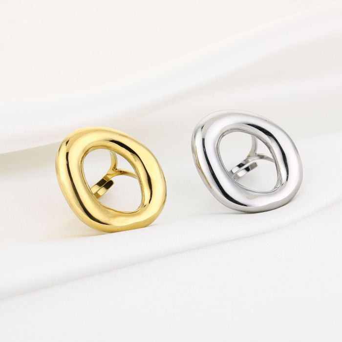 Oval large ring