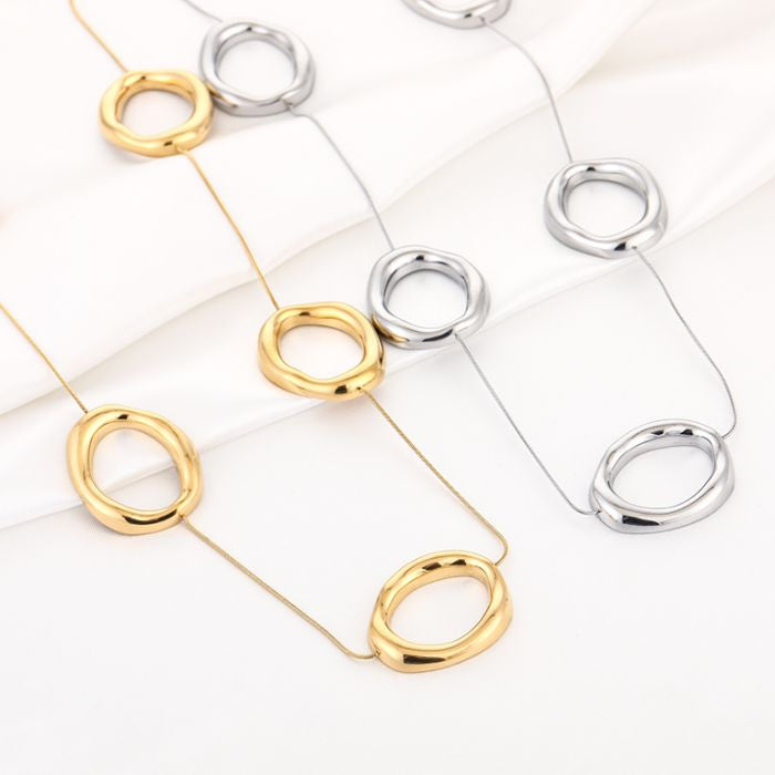 Linked Circles ketting