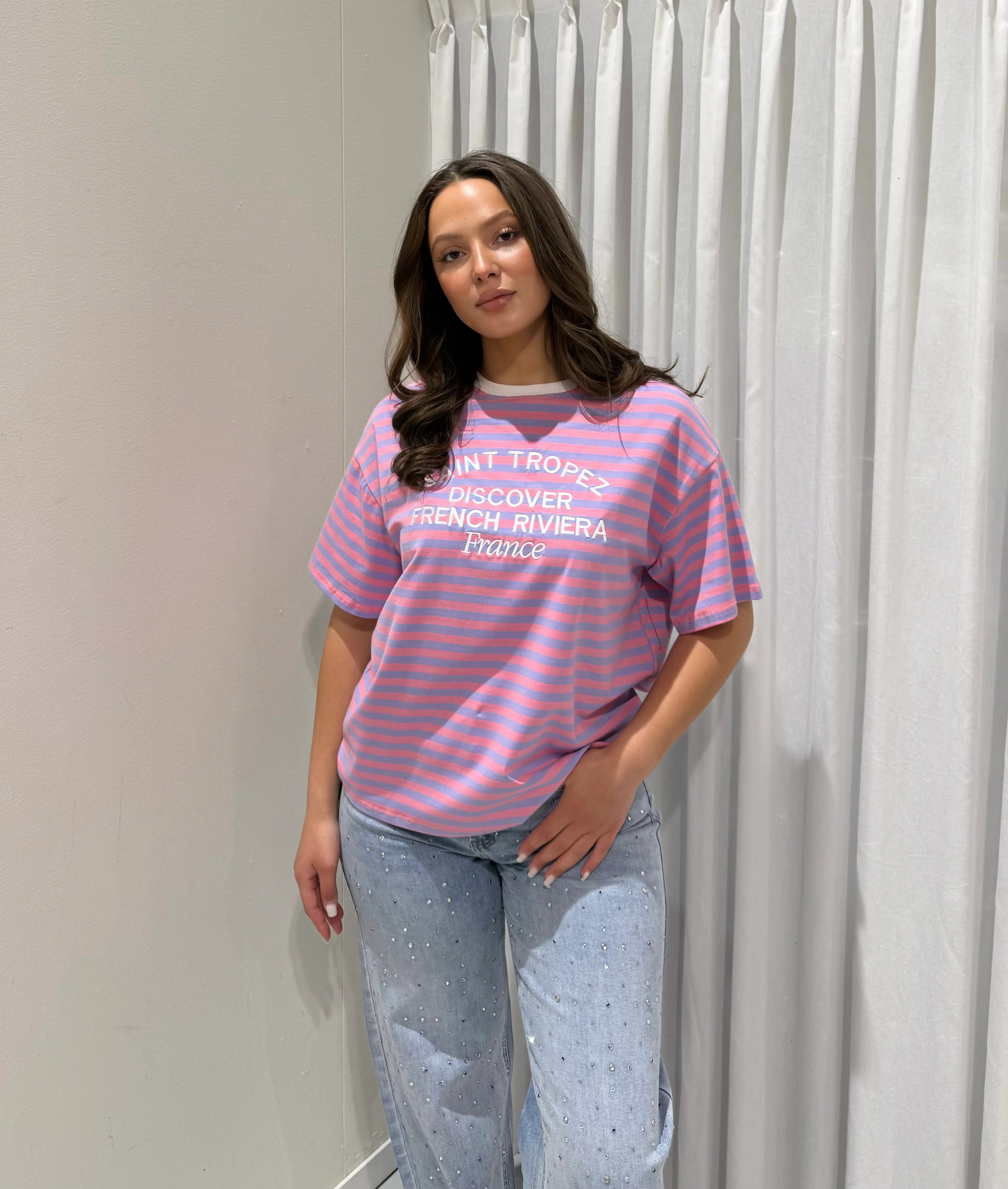Ella tee pink/purple