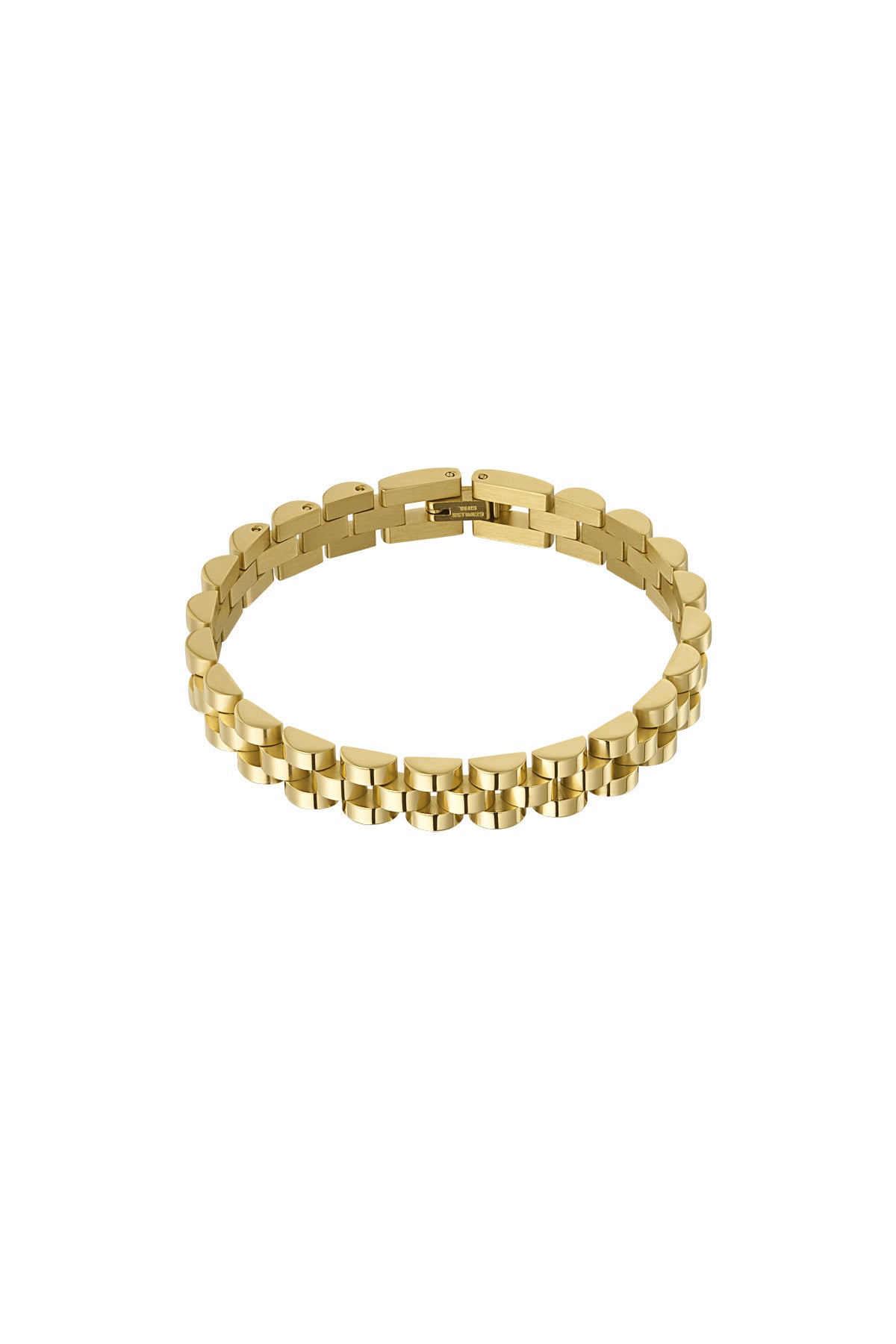 Classy schakelarmband - goud