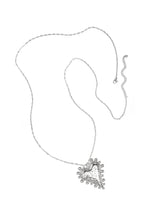 Bubbled Heart lange statement ketting
