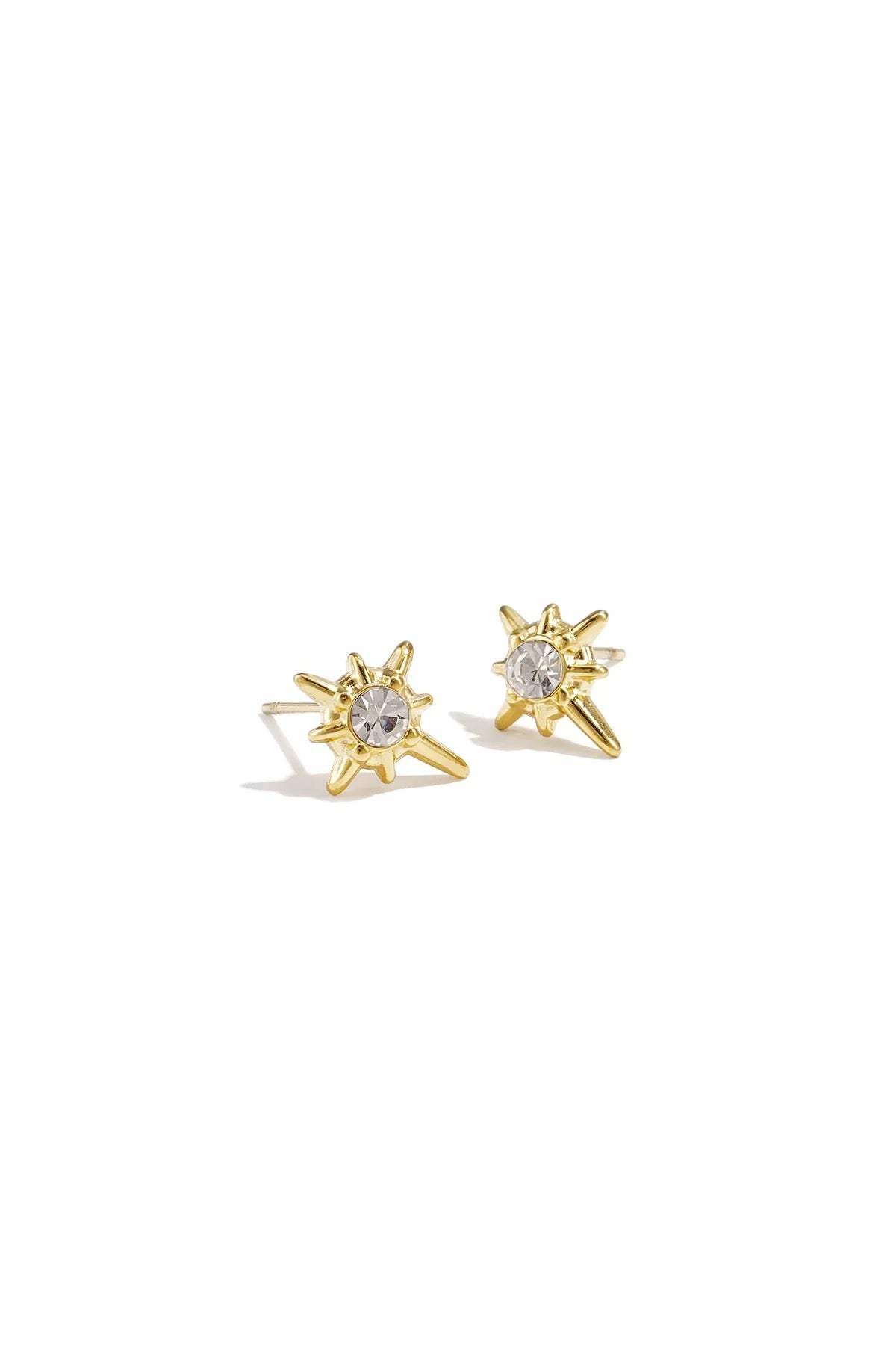 Vallende ster studs oorbellen