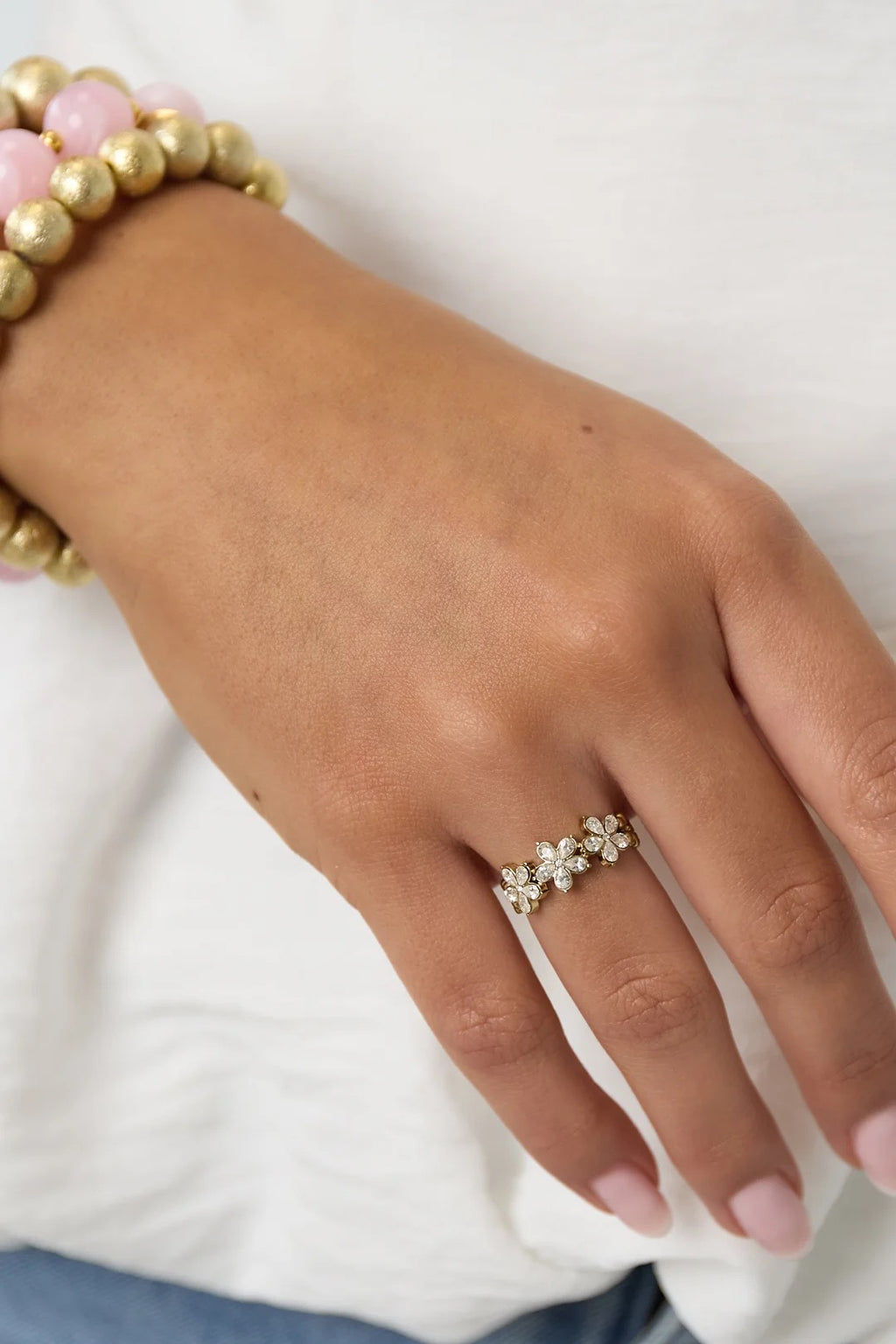 Bloom stone ring
